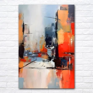 Abstract Artwork Canvas Painting Print Poster Canvas Wall Art Home Decor Mural - Picture 1 of 6