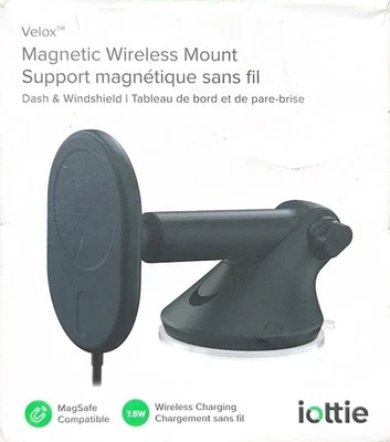 Магнитное беспроводное автомобильное крепление iOttie Velox для iPhone MagSafe - Изображение 1 из 3