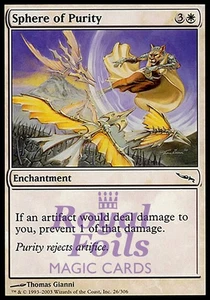 Sphere of Purity 4x FOIL MDN MTG Mirrodin Common MINT white - Picture 1 of 1