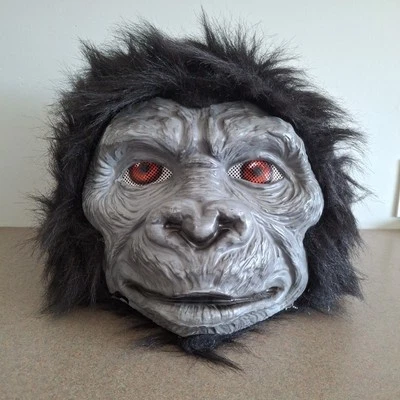 Mascarada Halloween Mascota Cabeza Gorila Máscara Fiesta Juegos con disfraces Disfraz Teatro LEER Foto 1 de 4