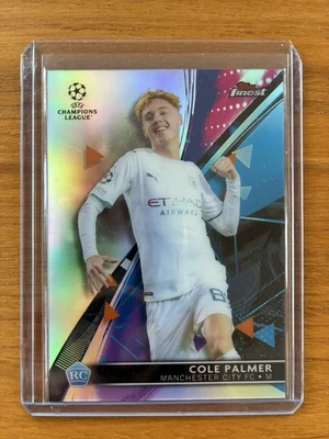 Cole Palmer RC 2021-22 Topps Finest Refractor Chelsea Man City Rookie #97 - Image 1 of 2