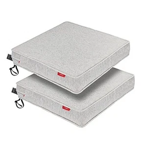 Outdoor Chair Cushionch Seat Cushions for Patio 19 x 19 In Linen Gray - Picture 1 of 8