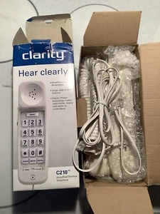 Clarity C210 Amplified Trimline Telephone Large Buttons▪︎NEW IN BOX UNTESTED - Zdjęcie 1 z 6