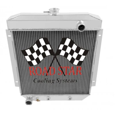 FORD CUSTOMLINE 54-56 MAINLINE 54-56 4 ROW ALUMINIUM RADIATOR W/POL TANKS (5456) - image 1 of 2