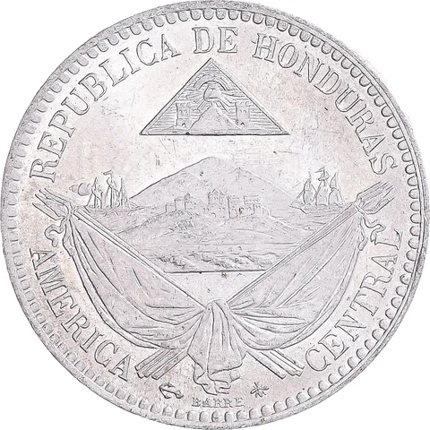 [#1069809] Coin, Honduras, 1/4 Réal, ND (1872 ?), Paris, Essai uniface, MS Cover