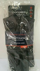 NWT Men's DOCKERS Intelitouch Active Fit Gloves Heat Retention Lining Size XL - Picture 1 of 5