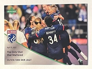 Olivia Van Der Jagt 2023 Parkside NWSL Pronto #19 SILVER Parallel 10/10 OL Reign - Picture 1 of 2