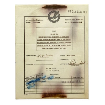 Rare Original Declassified Missile Study (Led to Atlas & Mercury) ~ 1952. 32 pp - Image 1 of 2