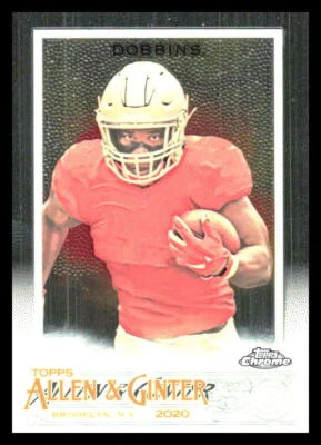 2020 Topps Allen & Ginter Chrome J.K. Dobbins   152 Ohio State Buckeyes - Image 1 of 2