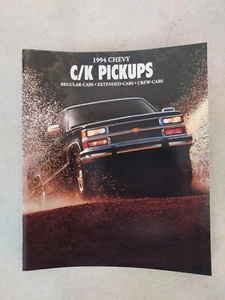vintage 1994 Chevrolet C/K Pickups Silverado Fold Out Car Brochure 11"x9" - Picture 1 of 4
