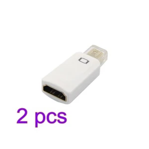 2 Stück MINI DP-auf-Adapter, Mini-DisplayPort-Konverter mit transparenter - Bild 1 von 12