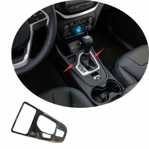 For Jeep Cherokee 2014-2018 ABS Console Gear Shift Cover Trim Carbon Fiber 1PCS - Bild 1 von 4