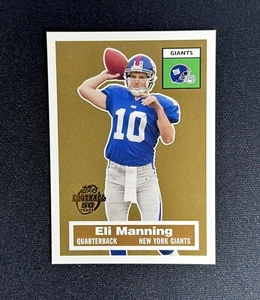 2005 Topps Eli Manning #17 50th Anniv Fußball 1956 Stil Karte New York Giants - Bild 1 von 2