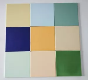 1 Stk Fliese ca. 15x15 cm verschiedene Farben zur Auswahl Mosaik basteln bunt - Bild 1 von 20