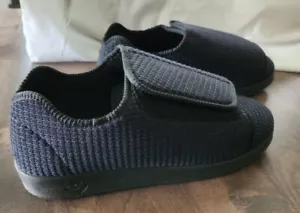 Silverts SV55105/SVBCB Mens 2XL-Wide Slippers-Navy Blue-Size 13 - Picture 1 of 6
