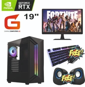 FAST GAMING PC i5 16GB 240GB 1TB 4GB 1650 19" SCREEN - Picture 1 of 2