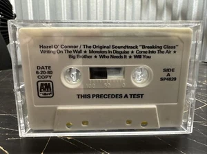 Hazel O'Connor Breaking Glass Cassette Tape 1980 Promo This Precedes A Test - Picture 1 of 3