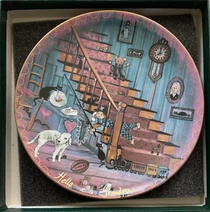 Plato P. Buckley Moss ANNA PERENNA - "Hola abuelo" #4214 - Imagen 1 de 7