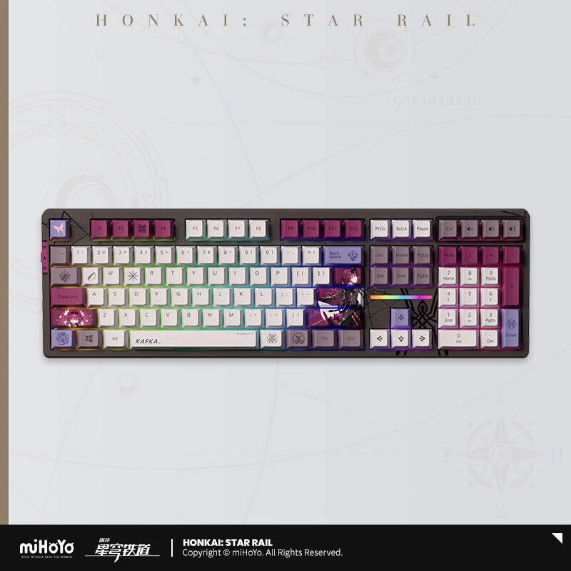 miHoYo Honkai: Star Rail Kafka Mechanical Keyboard RGB Tri Mode 108/87 Keys Gift - Image 1 of 4