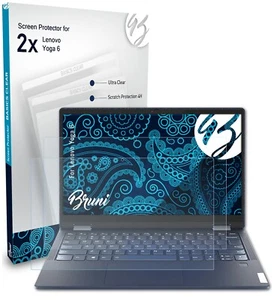 Bruni 2x Schermfolie voor Lenovo Yoga 6 Screen Protector Displaybeveiliging - Afbeelding 1 van 4