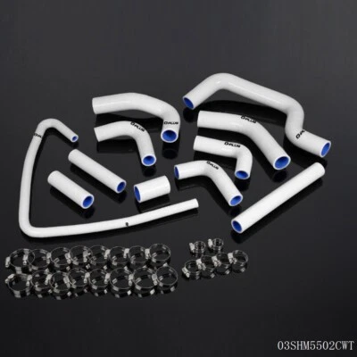 Fit For 2001-2003 Ducati Monster S4 White Silicone Radiator Hose Kit - Image 1 of 4