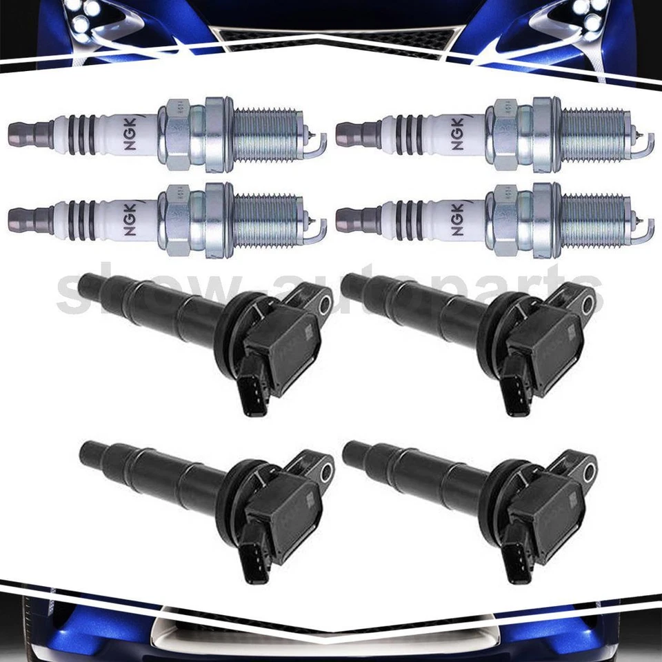 NGK  8Of Ignition Coil Spark Plug For Toyota Highlander 2001-2007 - Image 1 of 4