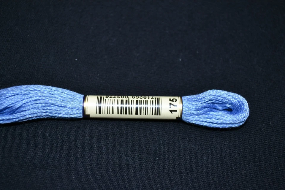 Anchor Cotton Threads for Embroidery Shade 175 Ocean Blue Light - Image 1 of 1