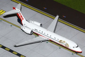 GeminiJets TWA Airlines For Boeing B717-200 N418TW Trans World 1/200 Plane Model - Picture 1 of 8