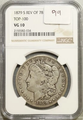 1879-S Rev. of 78 Top 100 NGC VG10 #2-034 - Image 1 of 2