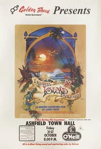 Póster australiano de una hoja de la isla olvidada de Santosha 1975 - Imagen 1 de 1
