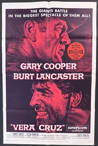 VERA CRUZ (1954) Gary Cooper & Burt Lancaster, ROBERT ALDRICH, VERSIONE RARA! - Foto 1 di 3