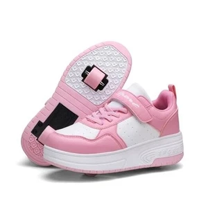 Roller Shoes for Girls Kids Shoes with Wheels Roller 12 Little Kid Pink-mst - Picture 1 of 8