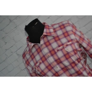 Eddie Bauer Sport Shirt Womens Size Large Stretch Camping Hiking Button Snaps - Picture 1 of 8