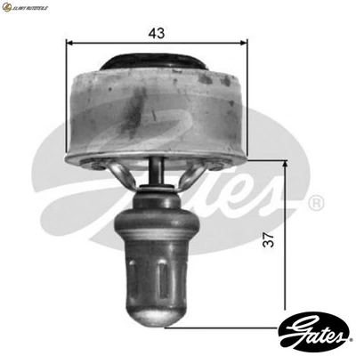 THERMOSTAT KÜHLMITTEL TH01489 FÜR RENAULT 11/Hatchback/Van ENCORE 12/Break 25 - Image 1 of 4