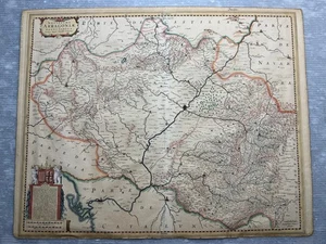 antiguo MAP España Aragón 1639 HENRICUS HONDIUS Novissima Arragoniae Regni Tabula - Imagen 1 de 20