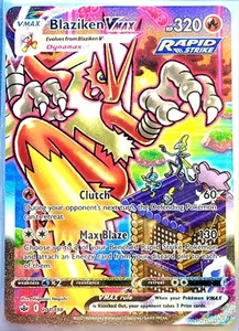 Blaziken VMAX (Alt Art Scrt) 201/198 Swsh06 Spada e Scudo - Regno Ghiacciante Holo - Foto 1 di 2
