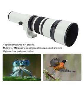 500mm F6.3 Telephoto Lens for Canon EF or Nikon AI mount. Brand New. From UK. - Picture 1 of 6