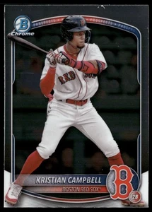 2025 Bowman #BCP-42 Kristian Campbell Chrome Prospects Boston Red Sox - Picture 1 of 2