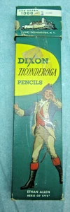 VINTAGE DIXON TICONDEROGA PENCIL BOX WITH PENCILS--K-67 - Picture 1 of 4