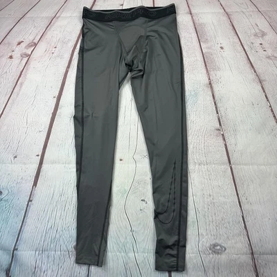 Leggings de compressão Nike Pro Dri-FIT masculina pequena cinza ajuste apertado - Imagem 1 de 4