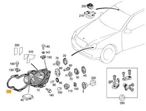 Mercedes-Benz AFDICHTRING For C 200 CDI C 220 CDI C 320 Genuine A2038260491 - Picture 1 of 1