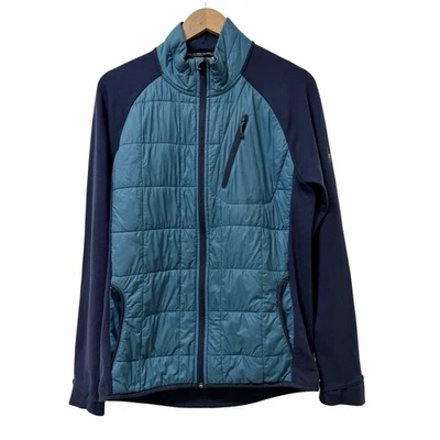 Chaqueta Smartwool Para Hombres PhD Mezcla de Lana Merino Cremallera Completa Talla M Azul Marino Capas Exterior Foto 1 de 4
