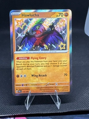 Hawlucha 175/091 SV: Paldean Fates Holo - Image 1 of 4