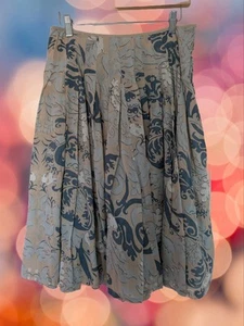 DKNY Printed Floral Cotton Skirt Size 2 ( 30" Waist) - Picture 1 of 2