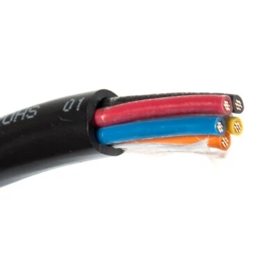 10/5 VNTC Tray Cable THHN/PVC Power Control Wire TC-ER Rated Black 600V - Image 1 of 2