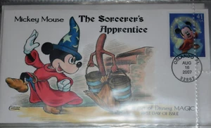 COLLINS, DISNEY ART MAGIC FDC "SORCERER'S APPRENTICE," Orlando, FL 08-16-2007 - Picture 1 of 3
