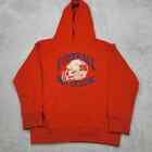 The Childrens Place Hoodie Boys Medium Orange Cotton Pullover Sweater Youth Kids