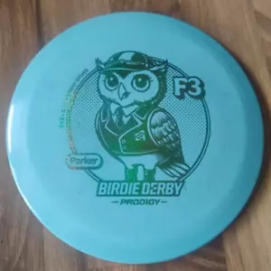 Prodigy Disc Golf Birdie Derby "Parker" 300 F3 Fractal 175G Blue/Green stamp - Picture 1 of 8