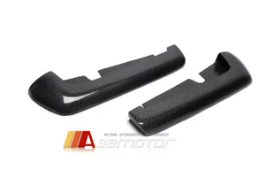 Carbon Fiber CS Rear Bumper Extensions fits 15-17 Subaru Impreza WRX STI Sedan - Picture 1 of 4