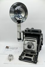 Graflex Speed Graphic  4x5 Press Camera  Rapax, 135mm F4.7 Beautiful Condition